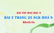 Bài 5 trang 25 SGK Hoá 9: Tính chất Hoá học của Bazơ